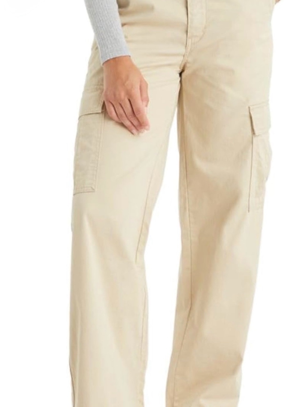 Levi’s ‘94 Baggy Cargo Pants Women’s 27 Khaki Tan 90s Utility